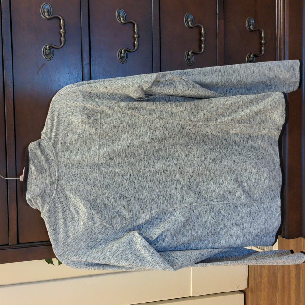Tek Gear Drytek Heathered Gray Zip up Sweatshirt - Picture 5 of 5